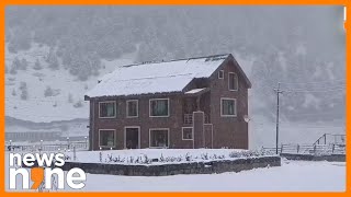 Sonamarg Transforms into Winter Wonderland | Fresh Snowfall in Jammu \u0026 Kashmir | News9