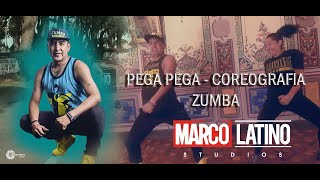 Pega pega - Tito el Bambino - coreografia zumba/como bajarde peso con zumba/Marco Latino