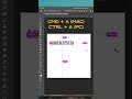 Alignment tip in Photoshop