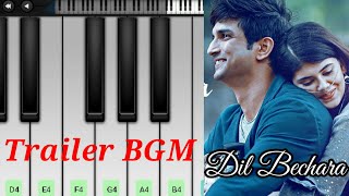 Dil Bechara - Trailer BGM | Sushant Singh Rajput | Sanjana Sanghi | A R Rahman | Piano Cover