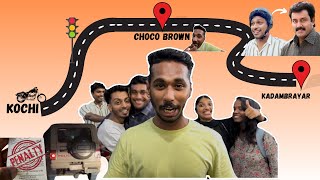 Trip to Choco Brown | Kadambrayar Bridge | കൊച്ചി വ്ലോഗ് 😍🍩🍩 | 🚴‍♂️ | choco brown|