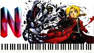 Fullmetal Alchemist - Kesenai Tsumi Piano/Guitar Cover | Synthesia