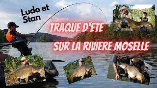 Ludo et Stan// Summer hunt on the Moselle river. Fishing carps record and silures in the river.