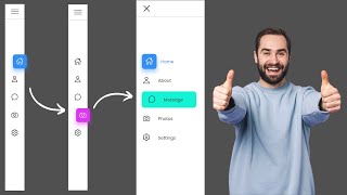 🔴 Sidebar Menu using HTML, CSS & JavaScript | How To Create Side Navigation Menu?