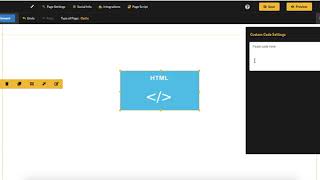 Adding Custom HTML, Forms and Buttons