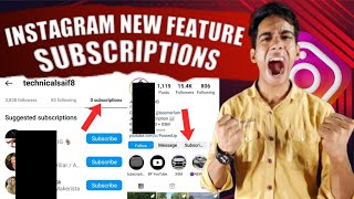 Instagram New Feature Subscriptions | How To Get Subscribe Button On Instagram | Instagram Subscribe