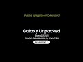 invitación galaxy unpacked enero 2025 samsung