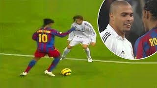 The Day Ronaldinho Destroyed Real Madrid of Ronaldo Phenomenon