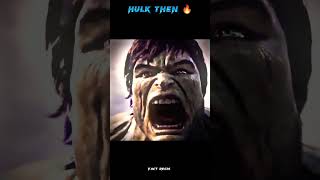 Hulk Now Vs Then 😈| Hulk best Whatsapp status 💥💫| #shorts #short #hulkstatus #marvel