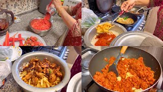 Pyari pyari baton 😇 ke sath sath Ammi nay banaya Gajar ka Halwa 🥰 | Ghar ki routine by Huda Vlogs