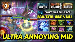 ULTRA ANNOYING MID By NothingToSay Puck Max Slotted Build Beautiful Juke \u0026 Kill | 7.37e DOTA 2