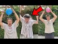 Balloon Roulette Challenge!! *SCARY* 😳 - #Shorts