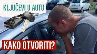 Zaboravili ste ključeve u autu? 🔧 Džoni pokazuje Kako otvoriti zaključan automobil sa samo dva alata