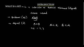 SET THEORY PART ONE 🕐