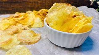 EVERYONE ASKED FOR MORE AND MORE! HOW TO MAKE CRISPY HOMEMADE POTATO CHIPS SUPER CHIPS RECIPE!