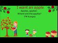 Kids song/ I want an apple