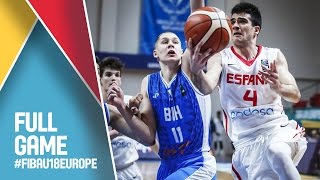 Spain v Bosnia and Herzegovina - Full Game - CL 5-6 - FIBA U18 European Championship 2016