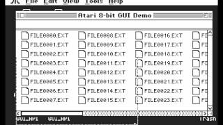 Atari 8-bit GUI: Rewritten ScrollBars