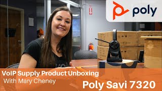 Poly Savi 7320 DECT Stereo Headset Unboxing | VoIP Supply