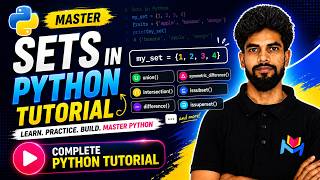Sets and Its Methods in Python | Master Python Sets| Complete Python Tutorial