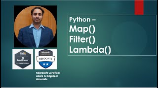 4. PYTHON - map(), filter() , lambda(), list Comprehension - COMPLETE GUIDE