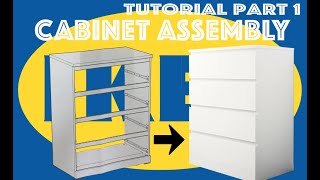 Cara Mudah Pasang Kabinet IKEA MALM 4 Chest Drawer | Tutorial Cabinet Assembly