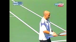 Tennis: ITF US Open 2002 Halbfinale Herren Agassi-Hewitt