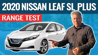 2020 Nissan LEAF SL Plus Highway Range Test at 70 MPH (113 km/hr)