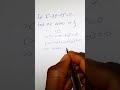 Solve The Quadratic Equation In Two Variables #shorts #shortsmathtrick #shortmathvideo