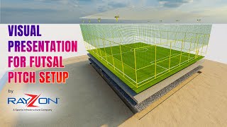 Visual Presentation for Futsal Pitch Setup by Rayzon Global