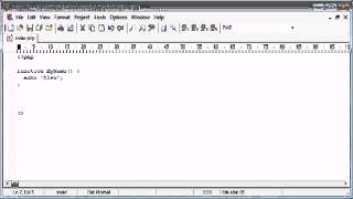 Beginner PHP Tutorial 30 Basic Functions flv