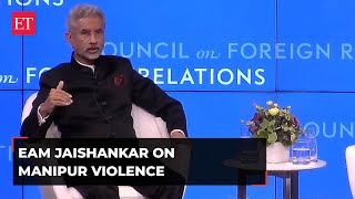 Manipur Violence:  Efforts underway to restore normalcy and enforce law and order, EAM Jaishankar