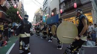 三茶連2019 第53回中目黒夏まつり阿波踊り①