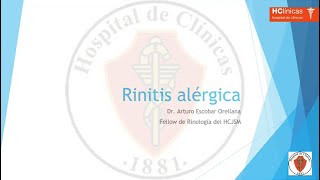 13/9/2022 - Rinitis alérgica.