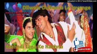 Mehndi Laga Ke Rakhna | Dilwale Dulhania Le Jayenge (movie) | Shah Rukh Khan & Kajol | Wedding Song