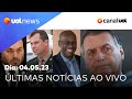 🔴 Bolsonaro e PF, áudios de Mauro Cid, Carlos Bolsonaro e rachadinha, Hang inelegível e +|  UOL News