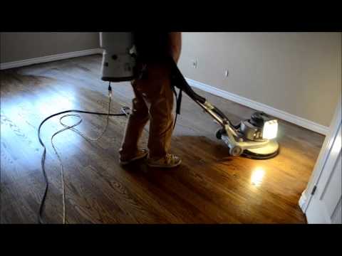 How it's done - Sanding, Staining, Varnishing Hardwood Floor How it's done - Sanding, Staining, Varnishing Hardwood Floor