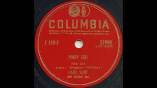 MARY LOU / HAZEL SCOTT with Rhythm Acc. [COLUMBIA 37998]