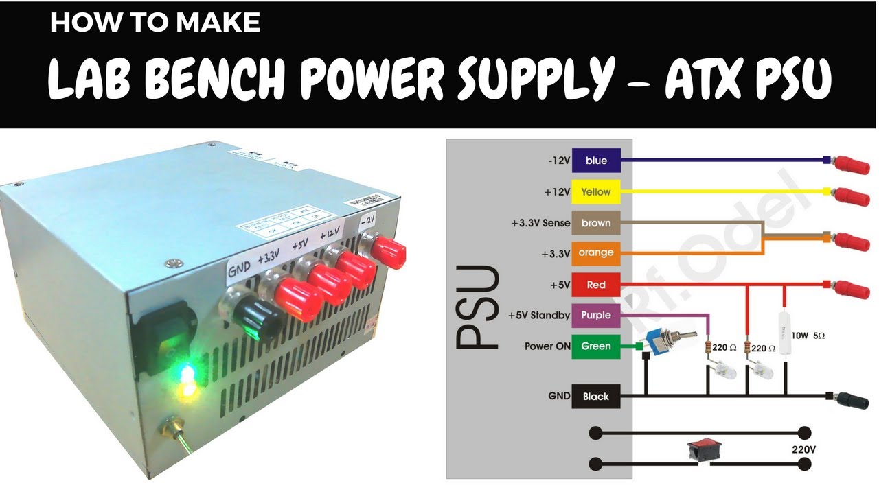 Benchtop Power Supply From Atx Psu Online Here Dev Techtatva Manipal Edu
