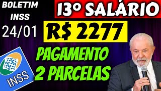 SAIU AGORA! 13° SALÁRIO INSS ADIANTAMENTO PARCELA 1 E PARCELA 2