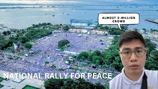 I JOINED INC NATIONAL RALLY FOR PEACE | 2 MILLION++  ATTENDEES