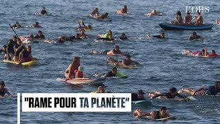 Avant le G7, les surfeurs se mobilisent pour les océans à Biarritz