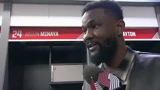 Deandre Ayton Postgame Interview | Portland Trail Blazers 118, Indiana Pacers 115