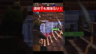 透明でも関係ないもんね！！ #フォートナイト #fortnite #gaming #shorts #透明人間