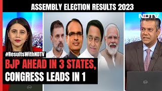 Assembly Election Results 2023 | BJP Leads In 3 States, Major Upset For Congress