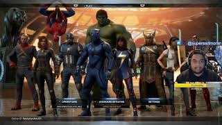Celebrating Spider-Month with some Marvel's Avengers + NBA 2K Fantasy League!