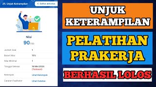 UNJUK KETERAMPILAN CARA MENGERJAKAN TUGASNYA DI PELATIHAN KARIERMU