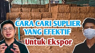 Cara efektif cari suplier di bisnis ekspor