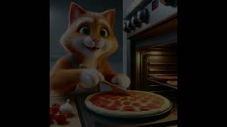 A pizza 🍕 oder cute cat😇