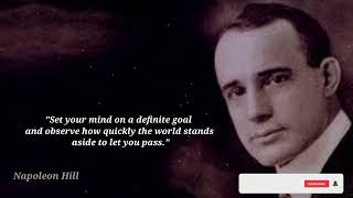 Napoleon Hill - Think and Grow Rich | Full of Inspiration | Motivation #quotes #motivation